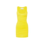 alex perry stretch mesh mini dress