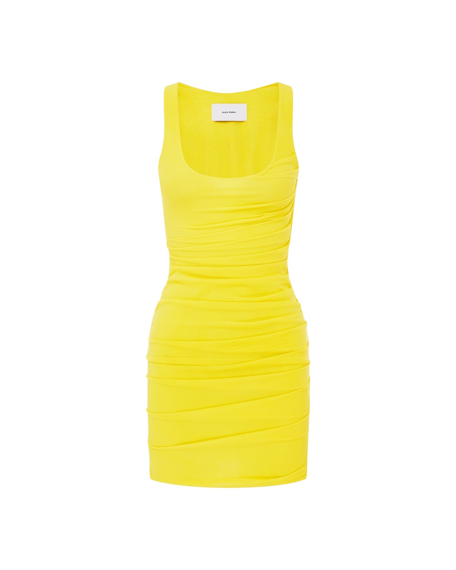 alex perry stretch mesh mini dress