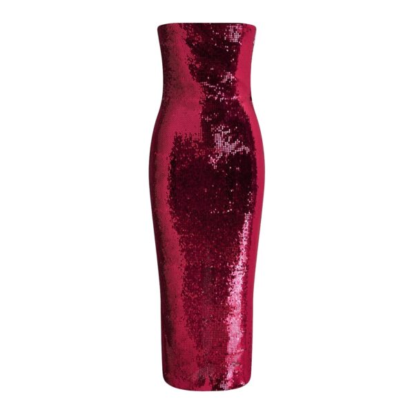 alex perry sequin mesh midi dress