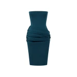 alex perry stretch crepe midi dress