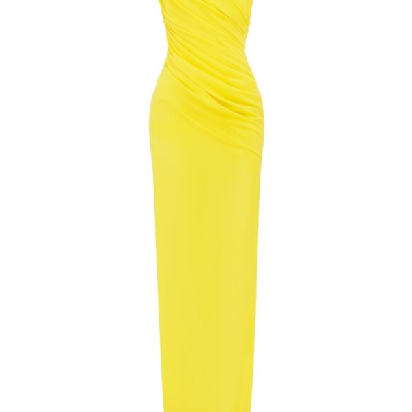 alex perry stretch mesh gown