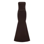 alex perry satin crepe gown