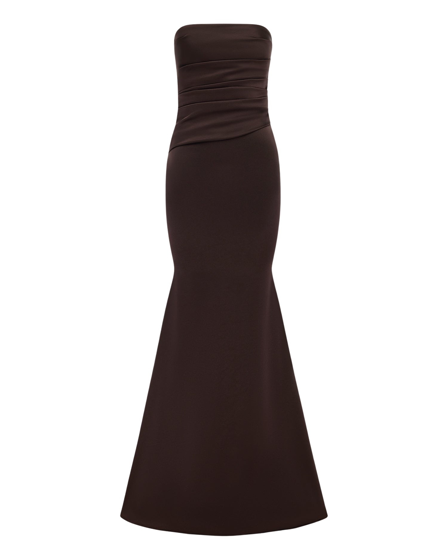 alex perry satin crepe gown