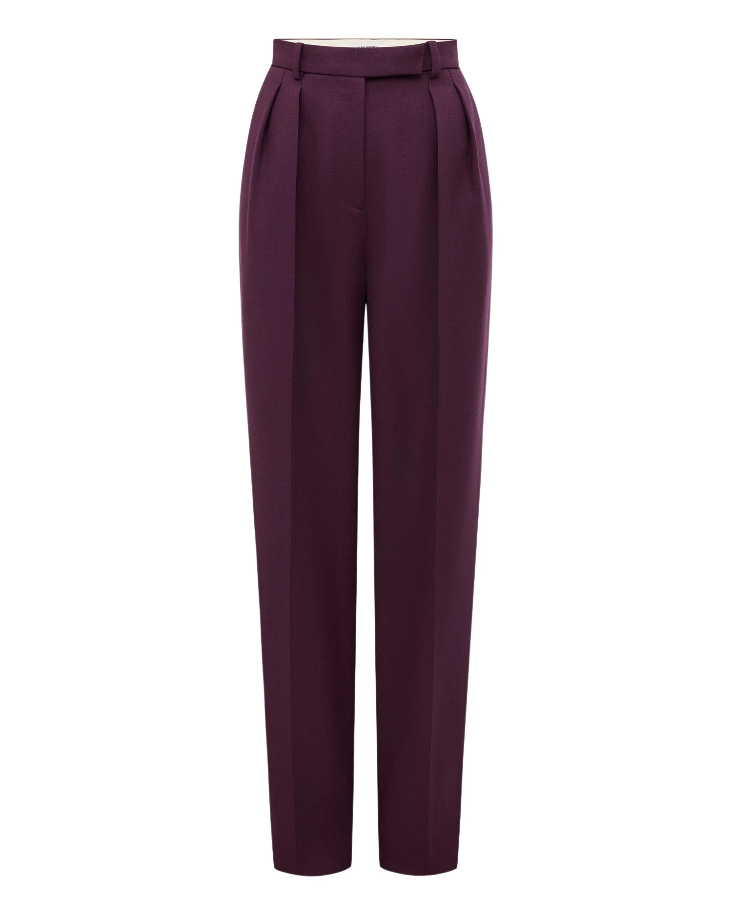 Alex-Perry-Tapered-Trouser-in-Wool-Suiting-Aubergine82317_nobg alex perry wool suiting trousers