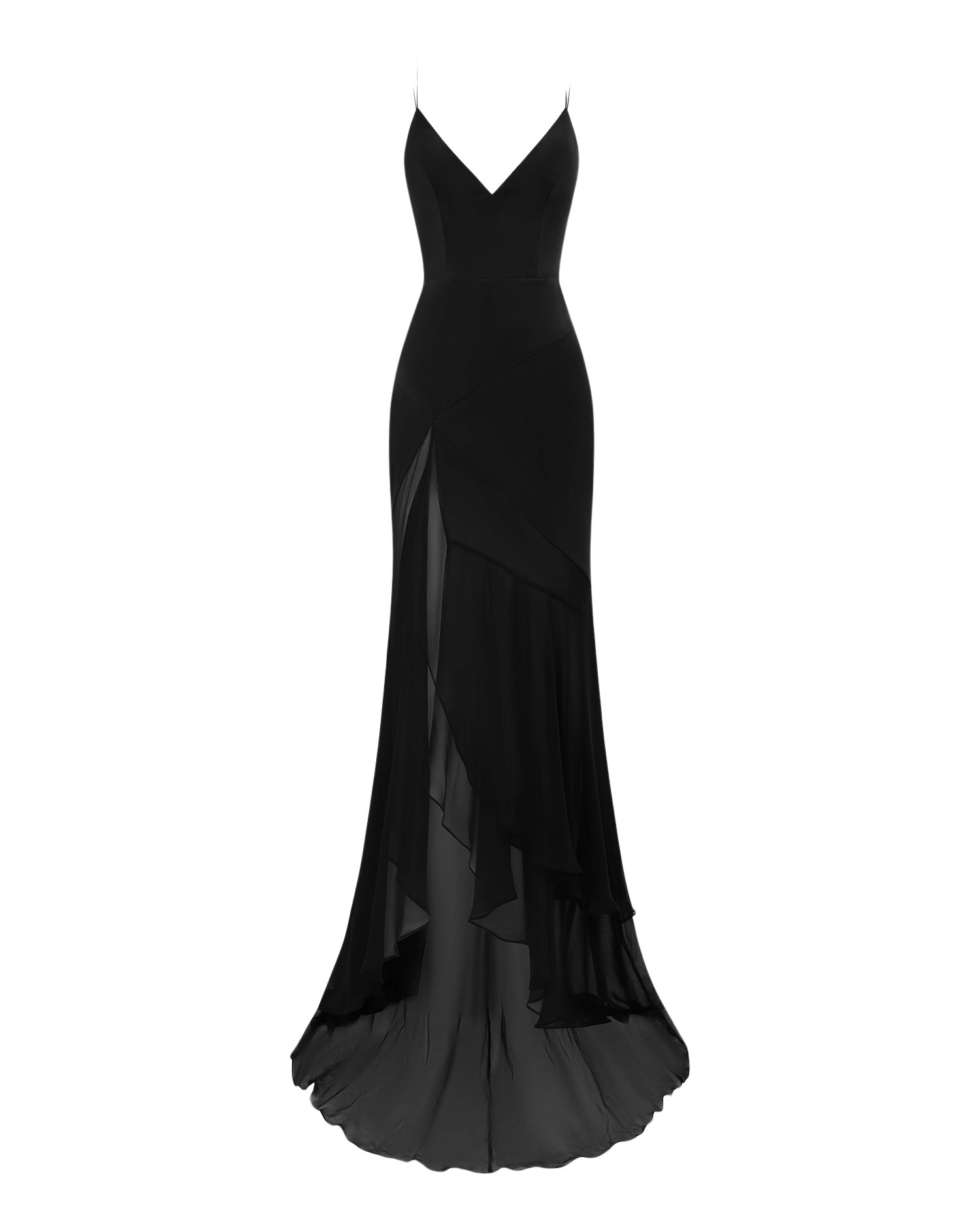alex perry silk satin gown