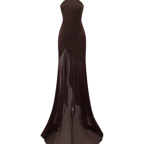 alex perry silk satin gown