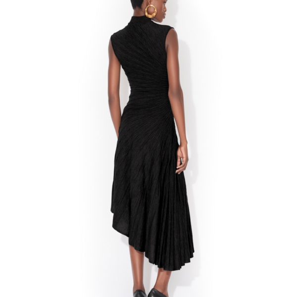 Alaïa Asymetric Wool Dress - ALAÏA Dresses - Laser Cut Luxury - Shop at Coveti