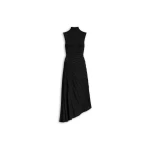 Alaïa Asymetric Wool Dress - ALAÏA Dresses - Laser Cut Luxury - Shop at Coveti