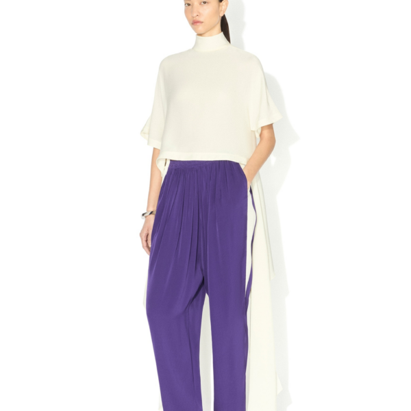 Alaïa Asymmetric Cady Top - ALAÏA Tops - Laser Cut Luxury - Shop at Coveti