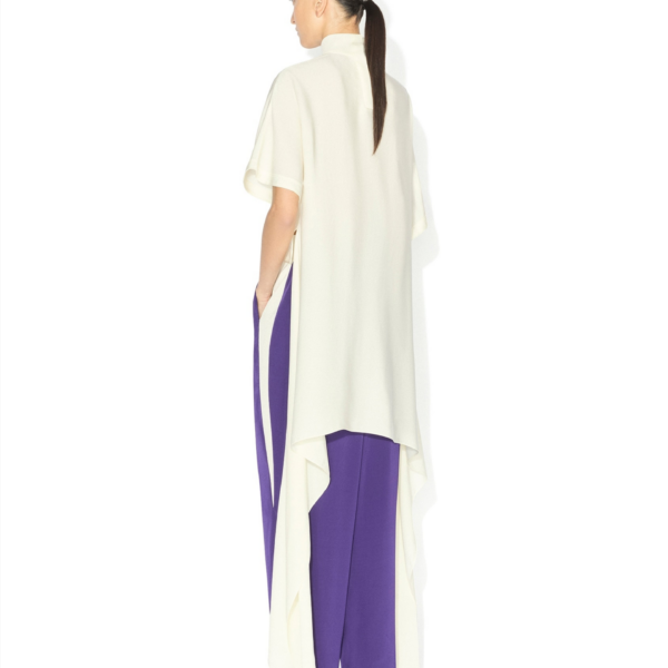Alaïa Asymmetric Cady Top - ALAÏA Tops - Laser Cut Luxury - Shop at Coveti