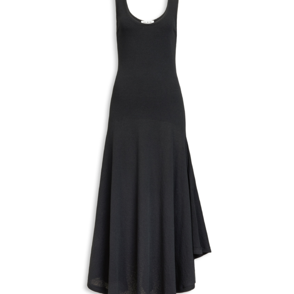 Alaïa Asymmetric Cotton Crepe Dress - ALAÏA Dresses - Laser Cut Luxury - Shop at Coveti