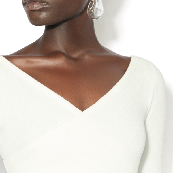 Alaïa Asymmetric Cotton Crepe Skirt - ALAÏA Skirts - Laser Cut Luxury - Shop at Coveti