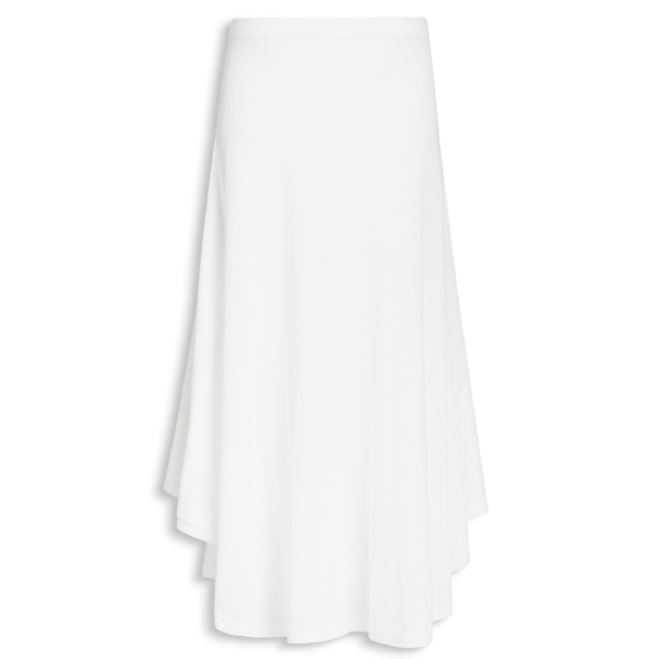 Alaïa Asymmetric Cotton Crepe Skirt - ALAÏA Skirts - Laser Cut Luxury - Shop at Coveti
