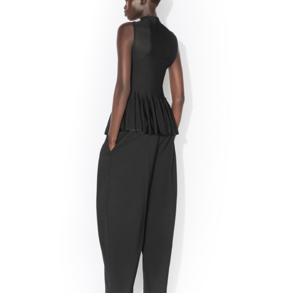 Alaïa Asymmetric Godet Top - ALAÏA Tops - Laser Cut Luxury - Shop at Coveti