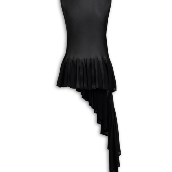Alaïa Asymmetric Godet Top - ALAÏA Tops - Laser Cut Luxury - Shop at Coveti