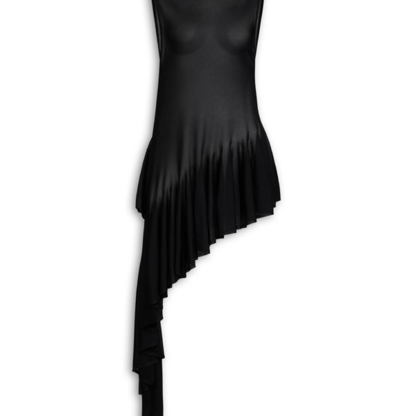 Alaïa Asymmetric Godet Top - ALAÏA Tops - Laser Cut Luxury - Shop at Coveti