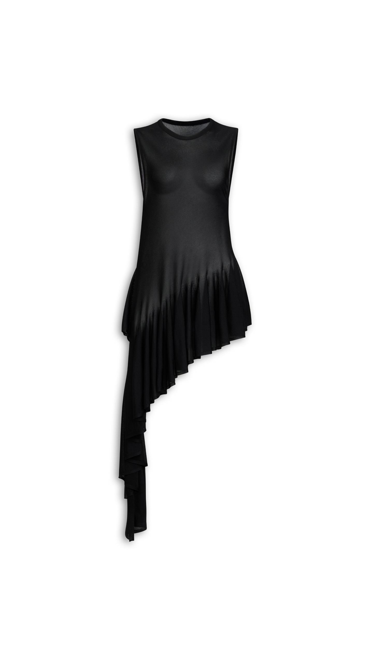 Alaïa Asymmetric Godet Top - ALAÏA Tops - Laser Cut Luxury - Shop at Coveti Alaïa Asymmetric Godet Top - ALAÏA Tops - Laser Cut Luxury - Shop at Coveti