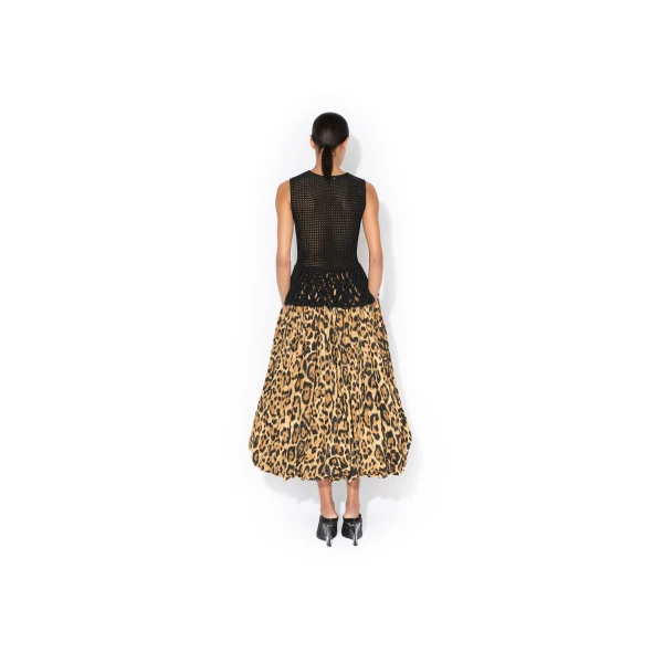 Alaia Bead Knit Peplum Tank Top, view 3