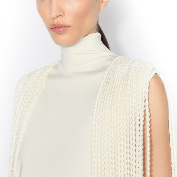 Alaïa Beaded Fringe Mini Dress - ALAÏA Dresses - Laser Cut Luxury - Shop at Coveti