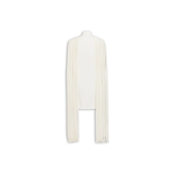 Alaia Beaded Fringe Mini Dress, view 5