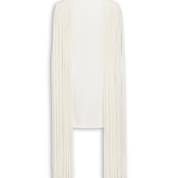 Alaïa Beaded Fringe Mini Dress - ALAÏA Dresses - Laser Cut Luxury - Shop at Coveti