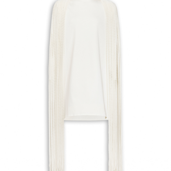 Alaïa Beaded Fringe Mini Dress - ALAÏA Dresses - Laser Cut Luxury - Shop at Coveti