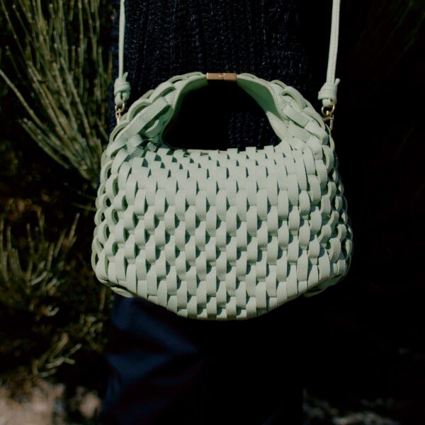 Polène Béri in Onda Fresh Almond Béri in Onda Fresh Almond - Shoulder & Crossbody Bags - Parisian Luxury Leather Bag at Coveti