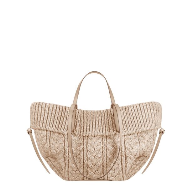 Polène Cyme Mini in Ecru Cyme Mini in Ecru - Mini Bags - Parisian Luxury Leather Bag at Coveti
