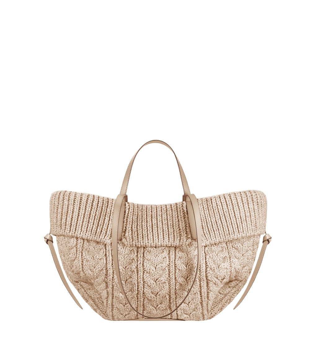 Polène Cyme Mini in Ecru Cyme Mini in Ecru - Mini Bags - Parisian Luxury Leather Bag at Coveti