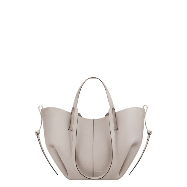 Polène Cyme Mini in Mist Cyme Mini in Mist - Mini Bags - Parisian Luxury Leather Bag at Coveti