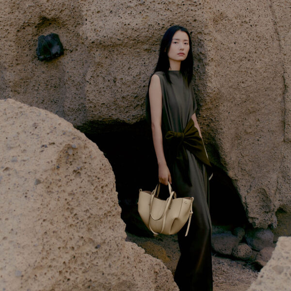 Polène Cyme Mini in Sand Cyme Mini in Sand - Mini Bags - Parisian Luxury Leather Bag at Coveti