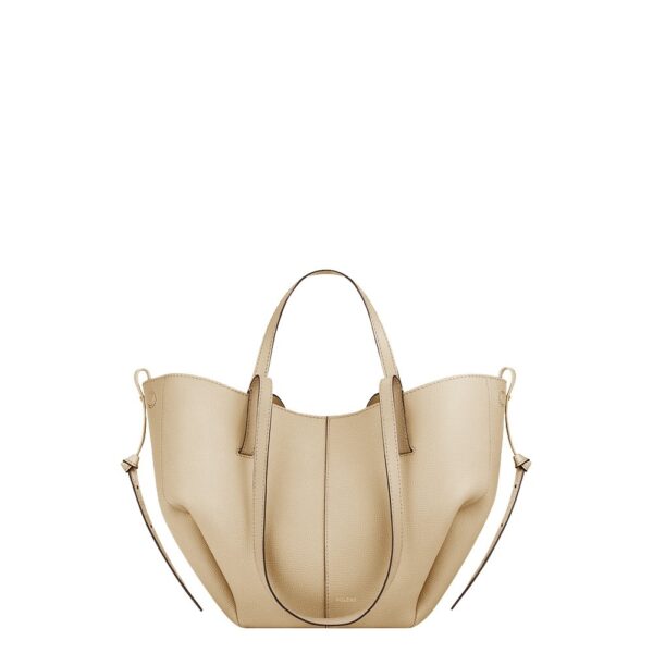 Polène Cyme Mini in Sand Cyme Mini in Sand - Mini Bags - Parisian Luxury Leather Bag at Coveti