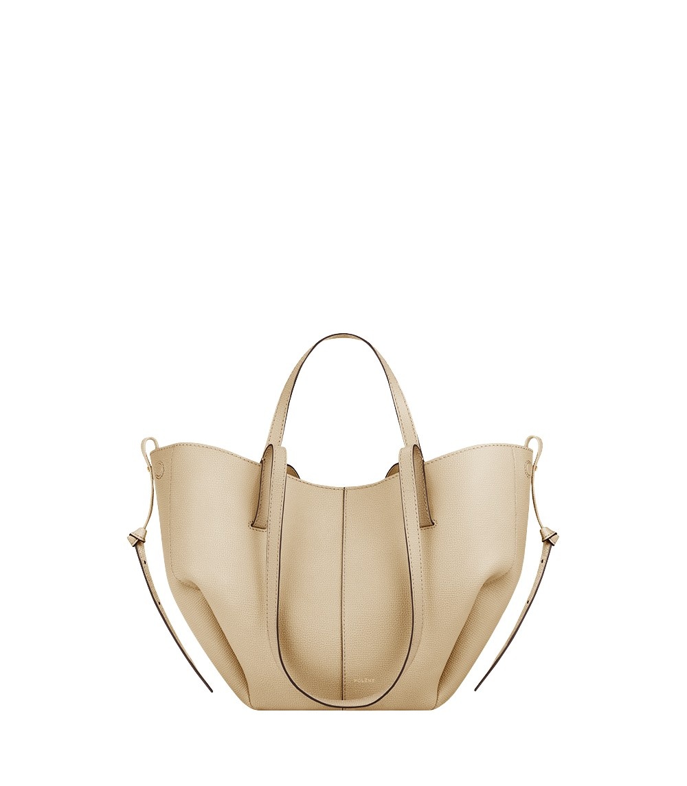 Polène Cyme Mini in Sand Cyme Mini in Sand - Mini Bags - Parisian Luxury Leather Bag at Coveti