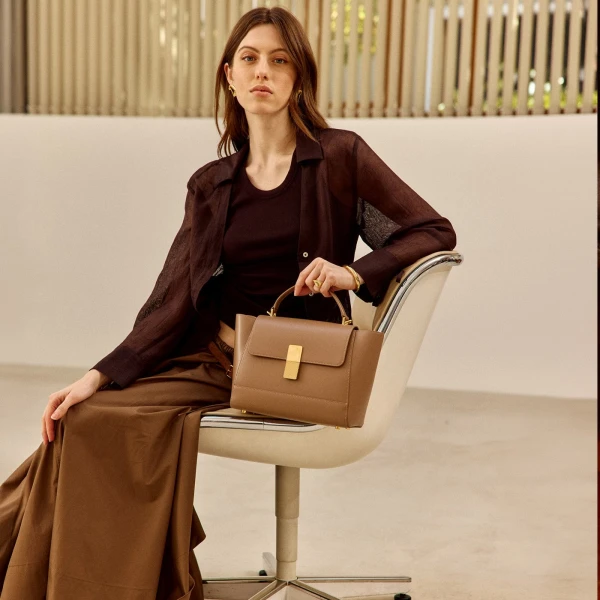 Ateliers Auguste Marly in Taupe bag