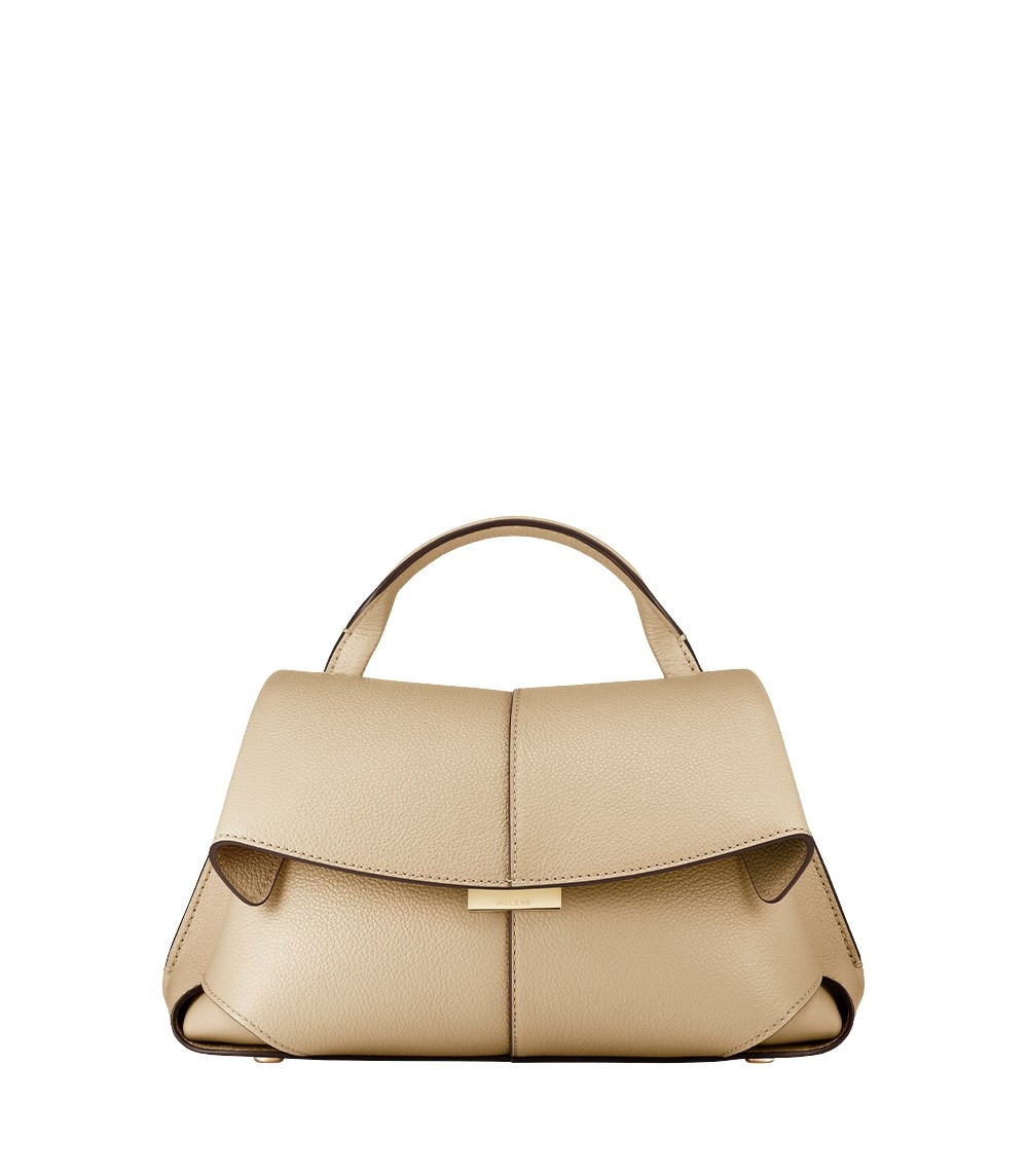 Polène Mokki Mini in Sand Mokki Mini in Sand - Mini Bags - Parisian Luxury Leather Bag at Coveti