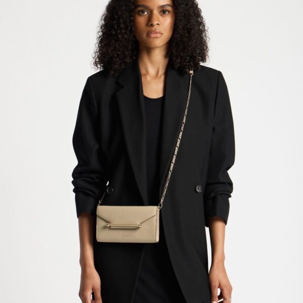 Strathberry Multrees Chain Wallet clutch bag