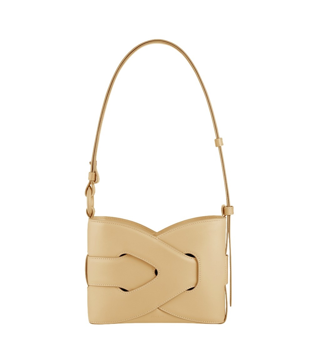 Polène Nodde in Oat Nodde in Oat - Shoulder & Crossbody Bags - Parisian Luxury Leather Bag at Coveti