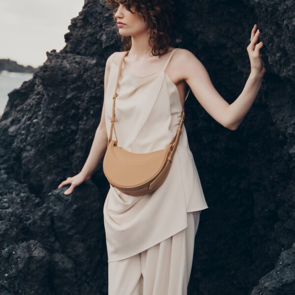 Polène Numéro Dix in Beige Numéro Dix in Beige - Shoulder & Crossbody Bags - Parisian Luxury Leather Bag at Coveti