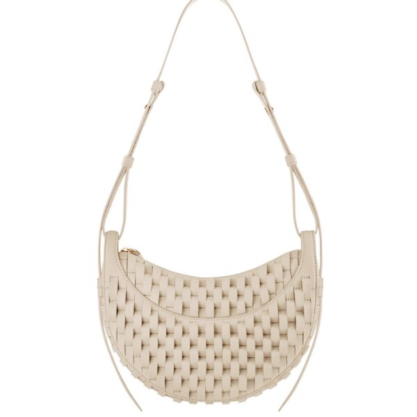 Polène Numéro Dix in Onda Ecru Numéro Dix in Onda Ecru - Shoulder & Crossbody Bags - Parisian Luxury Leather Bag at Coveti