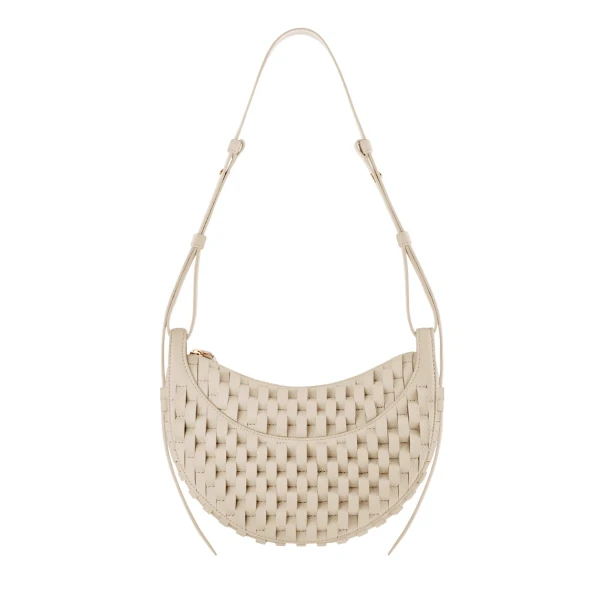Polene Numéro Dix in Onda Ecru Bag
