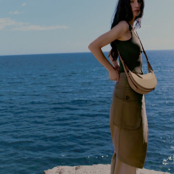 Polène Numéro Dix in Sand Numéro Dix in Sand - Shoulder & Crossbody Bags - Parisian Luxury Leather Bag at Coveti