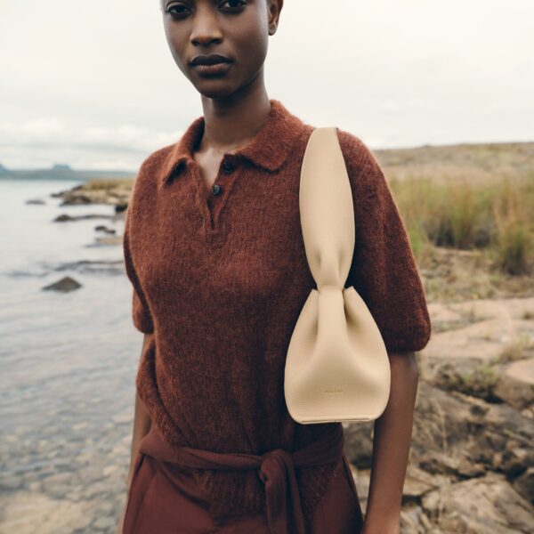 Polène Numéro Neuf East West in Sand Numéro Neuf East West in Sand - Shoulder & Crossbody Bags - Parisian Luxury Leather Bag at Coveti