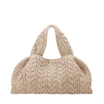 Polène Numéro Neuf Large in Ecru Numéro Neuf Large in Ecru - Shoulder & Crossbody Bags - Parisian Luxury Leather Bag at Coveti