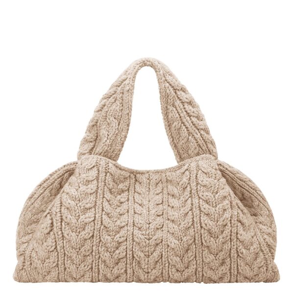 Polène Numéro Neuf Large in Ecru Numéro Neuf Large in Ecru - Shoulder & Crossbody Bags - Parisian Luxury Leather Bag at Coveti