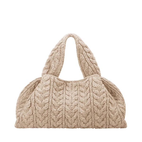 Polene Numéro Neuf Large in Ecru Bag