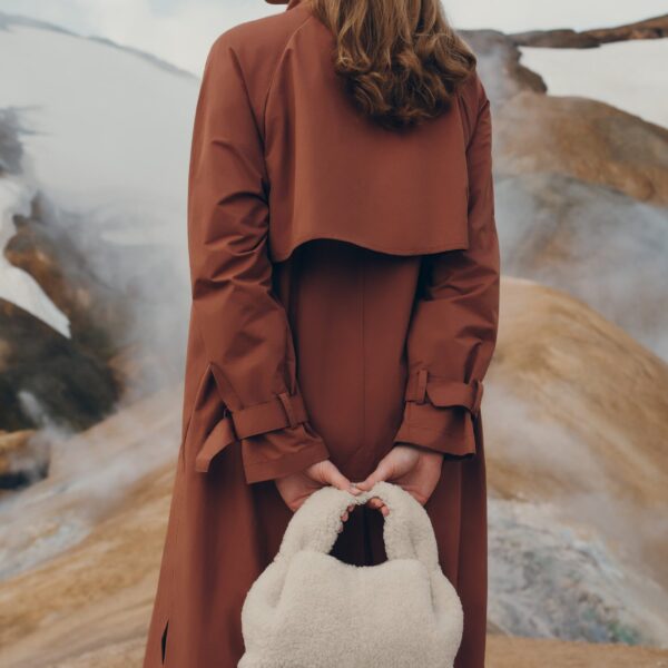 Polène Numéro Neuf Mini in Ecru Shearling Numéro Neuf Mini in Ecru Shearling - Mini Bags - Parisian Luxury Leather Bag at Coveti