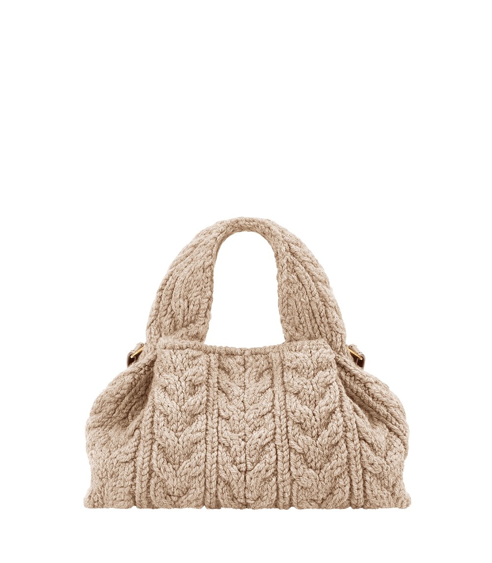 Polène Numéro Neuf Mini in Ecru Numéro Neuf Mini in Ecru - Mini Bags - Parisian Luxury Leather Bag at Coveti