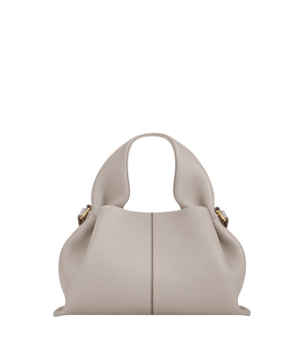 Polène Numéro Neuf Mini in Mist Numéro Neuf Mini in Mist - Mini Bags - Parisian Luxury Leather Bag at Coveti