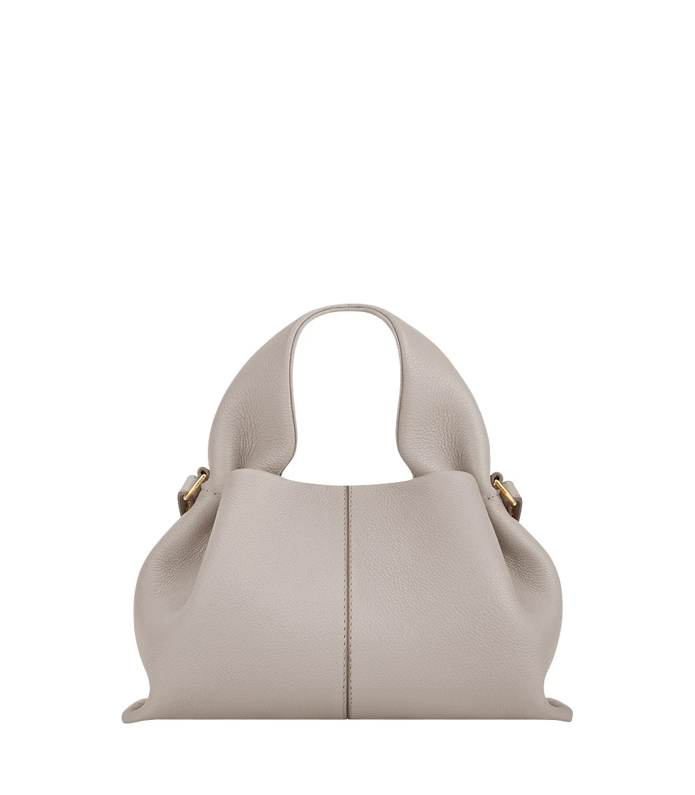 Beige-Numero-Neuf-Mini-in-Mist-collection-coveti40682_nobg Polène Numéro Neuf Mini in Mist Numéro Neuf Mini in Mist - Mini Bags - Parisian Luxury Leather Bag at Coveti