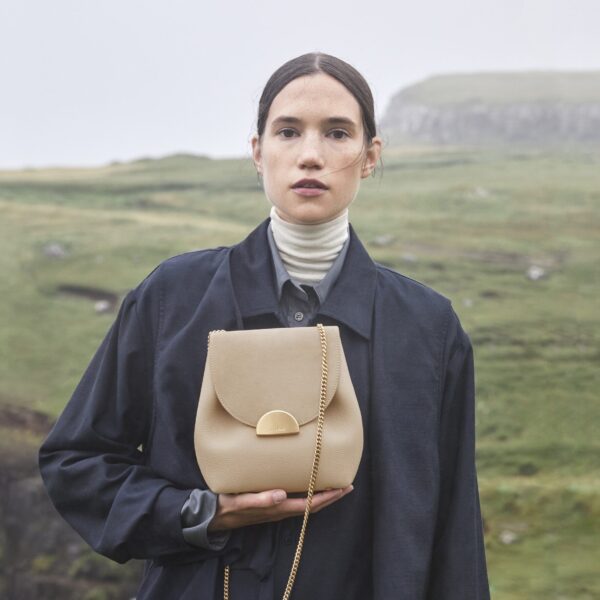 Polène Numéro Un Mini in Sand Numéro Un Mini in Sand - Mini Bags - Parisian Luxury Leather Bag at Coveti